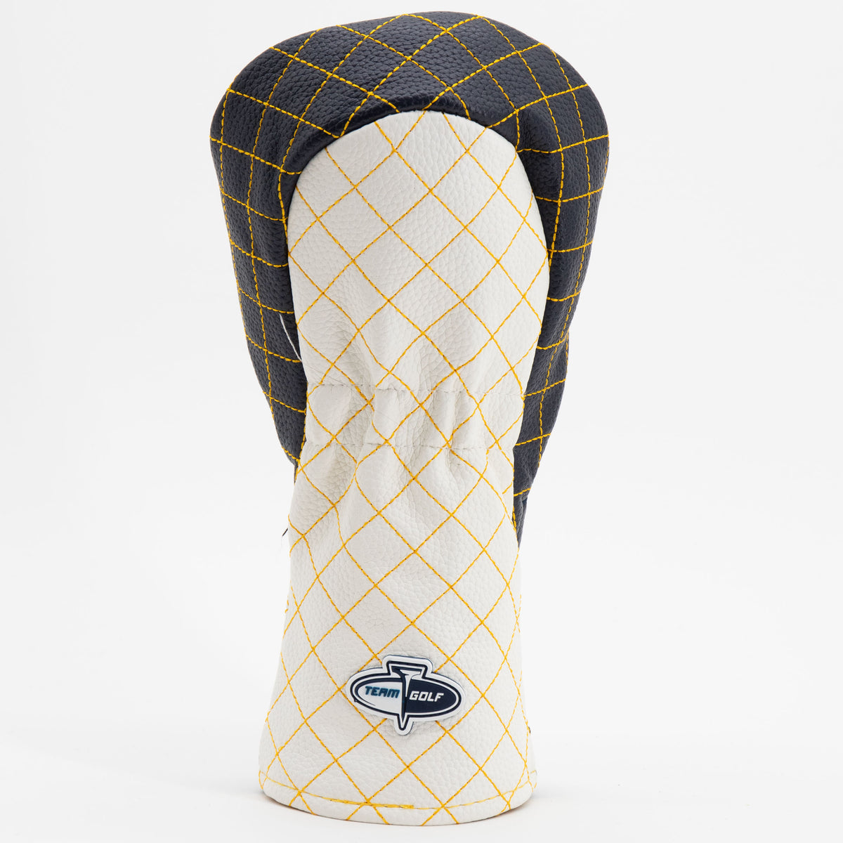West Virginia Mountaineers Striped Quilted Fairway Headcover, back view