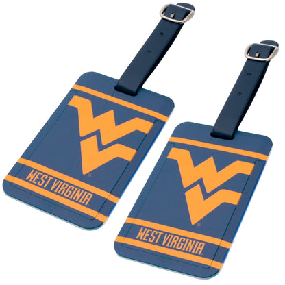 West Virginia Mountaineers plastic golf bag tag by Team Golf, product photo 4