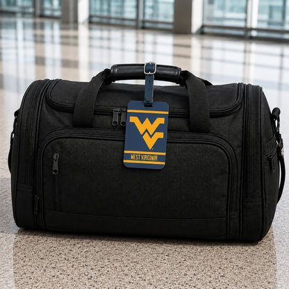 West Virginia Mountaineers plastic golf bag tag by Team Golf, product photo 5