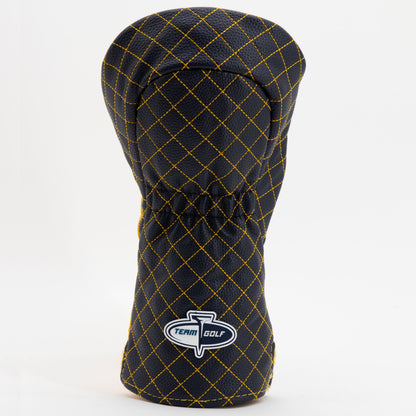 West Virginia Mountaineers Split Quilted Driver Headcover, back view