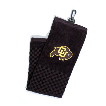 Colorado Buffaloes embroidered golf towel