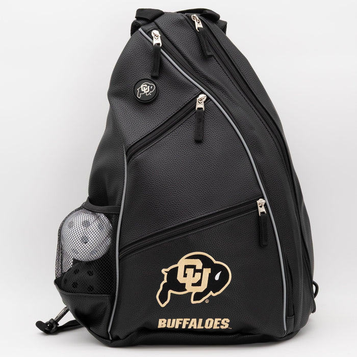 Colorado Buffaloes PU leather backpack by Team Golf, view 1