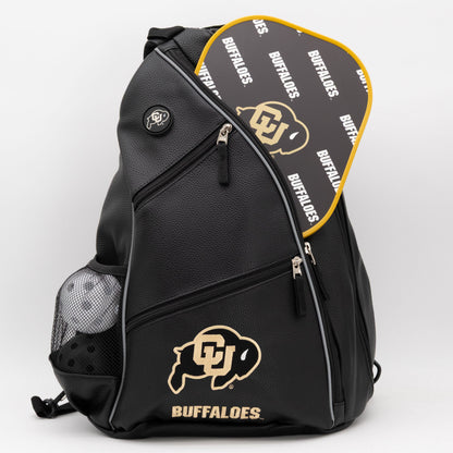 Colorado Buffaloes PU leather backpack by Team Golf, view 4