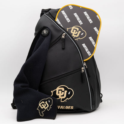 Colorado Buffaloes PU leather backpack by Team Golf, view 5