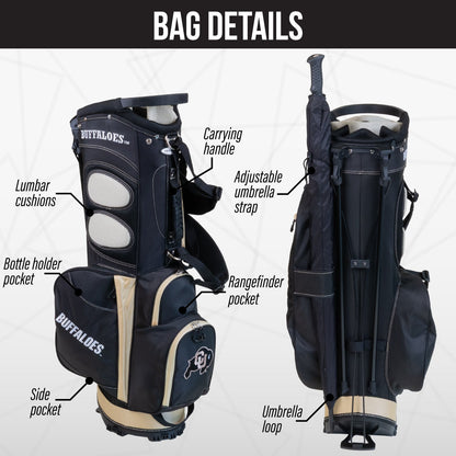 Colorado Buffaloes Fairway Stand Bag - Image 2 - Club Rehab