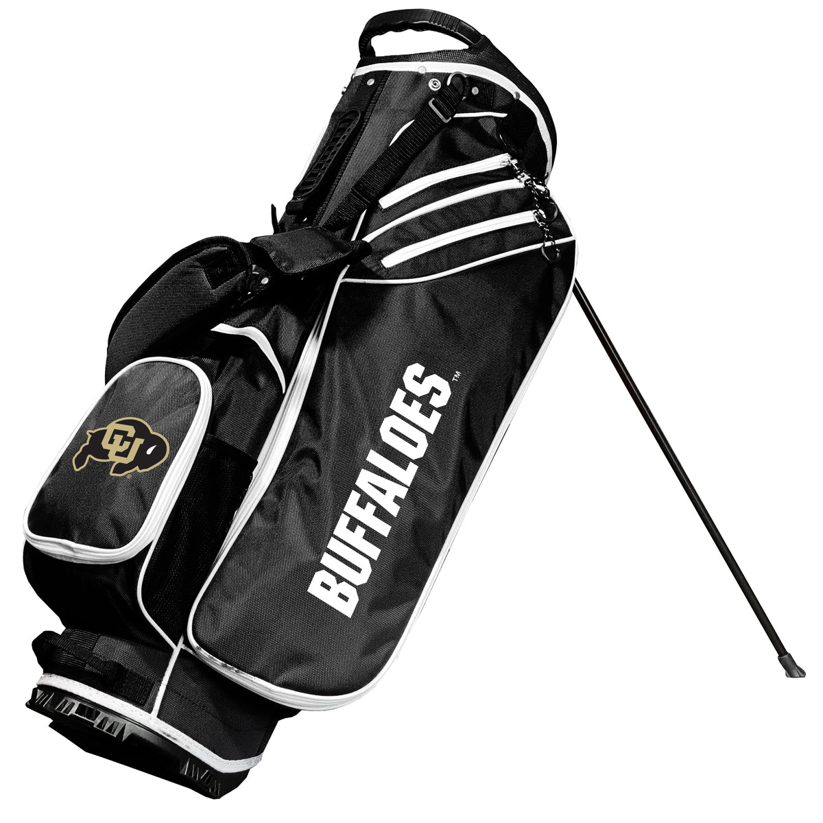Colorado Buffaloes Birdie stand golf bag, Black color