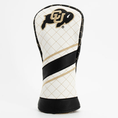 Colorado Buffaloes Striped Quilted Fairway Headcover, front view