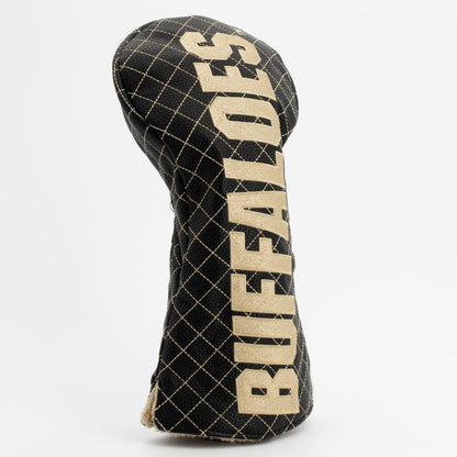 Colorado Buffaloes Solid Quilted Driver Headcover, angled view