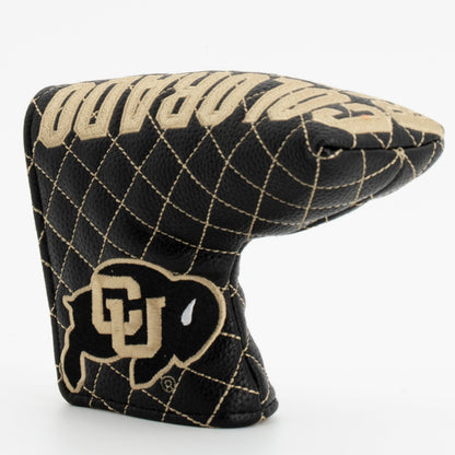 Colorado Buffaloes Solid Quilted Blade Putter Headcover - golf headcover product images