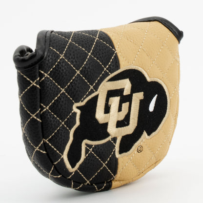 Colorado Buffaloes Split Quilted Mallet Putter Headcover - golf headcover product images
