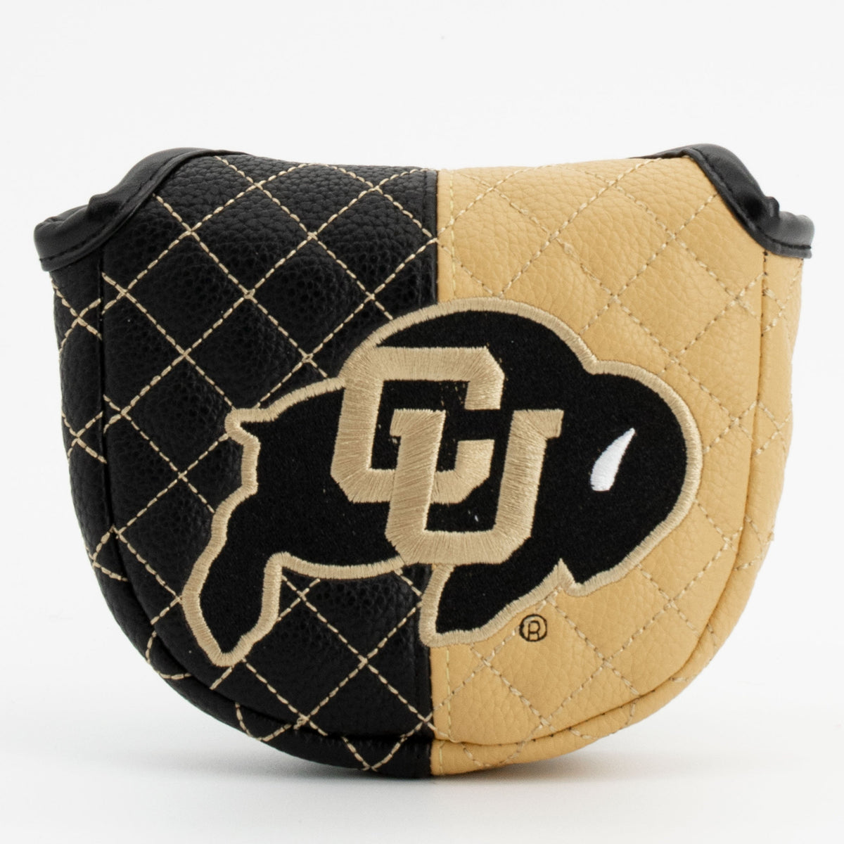 Colorado Buffaloes Split Quilted Mallet Putter Headcover - golf headcover product images