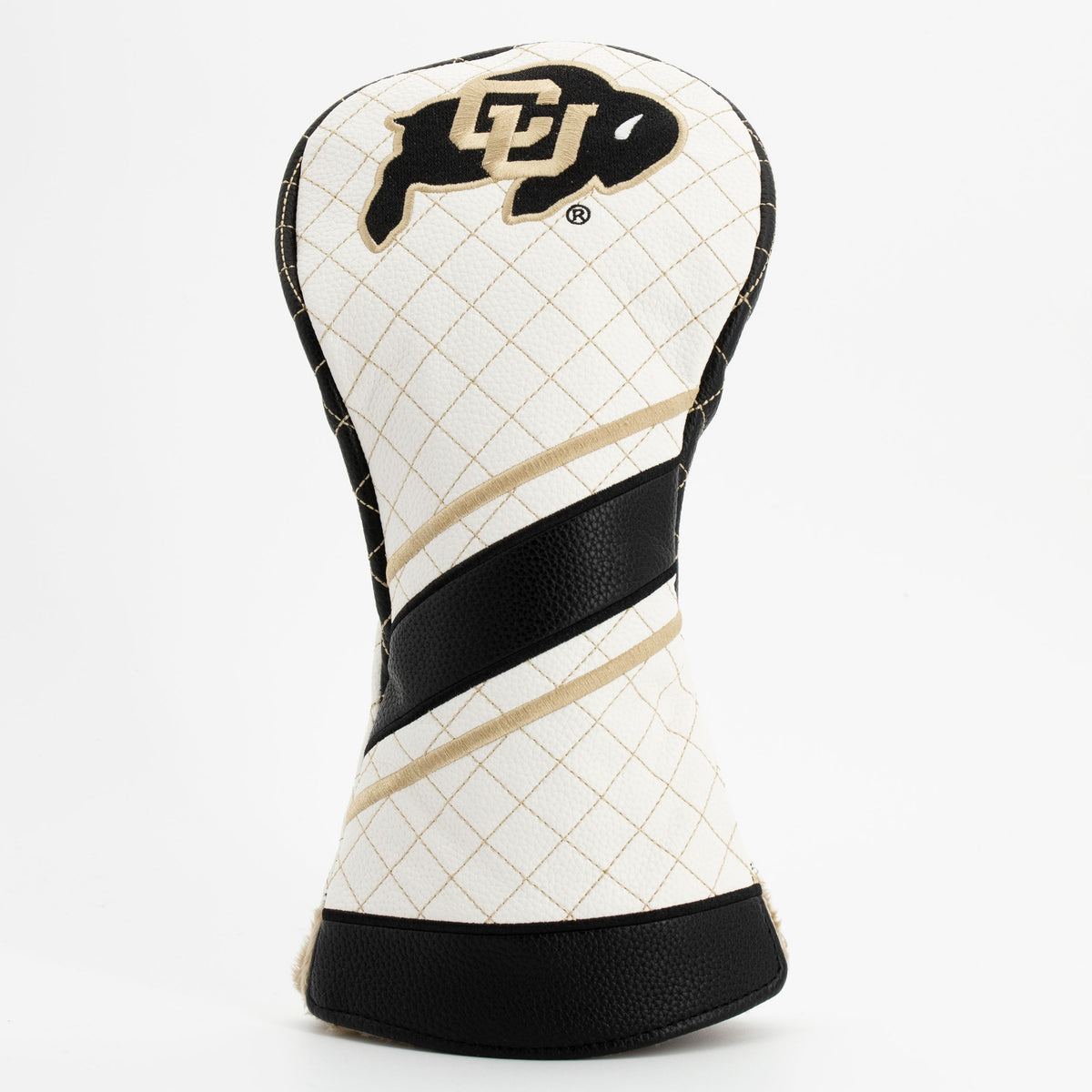 Colorado Buffaloes Stripe Quilted Driver Headcover - golf headcover product images