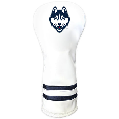 UConn Huskies Vintage White Printed Fairway Headcover - golf headcover product images