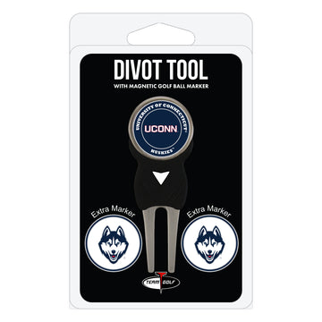 UConn Huskies Divot Tool + 3 Ball Markers