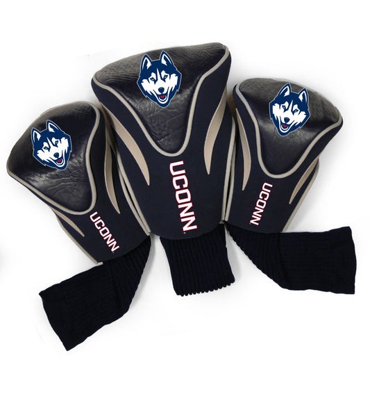 UConn Huskies 3 Pack Contour Sock Headcovers - Club Rehab