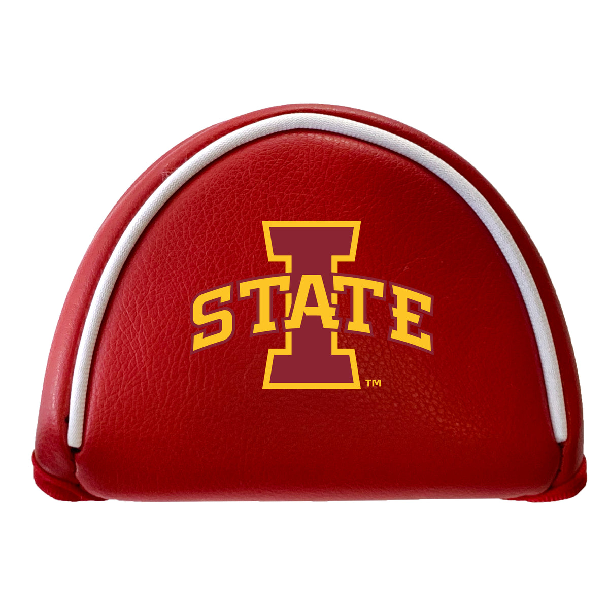 Iowa State Cyclones vintage mallet putter color printed golf headcover