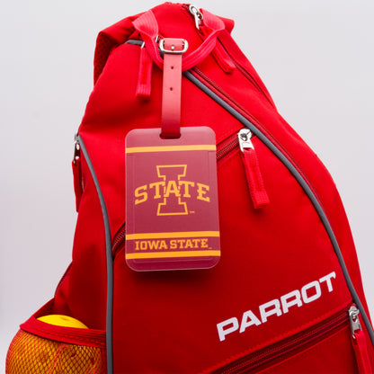 Iowa State Cyclones plastic golf bag tag by Team Golf, product photo 3