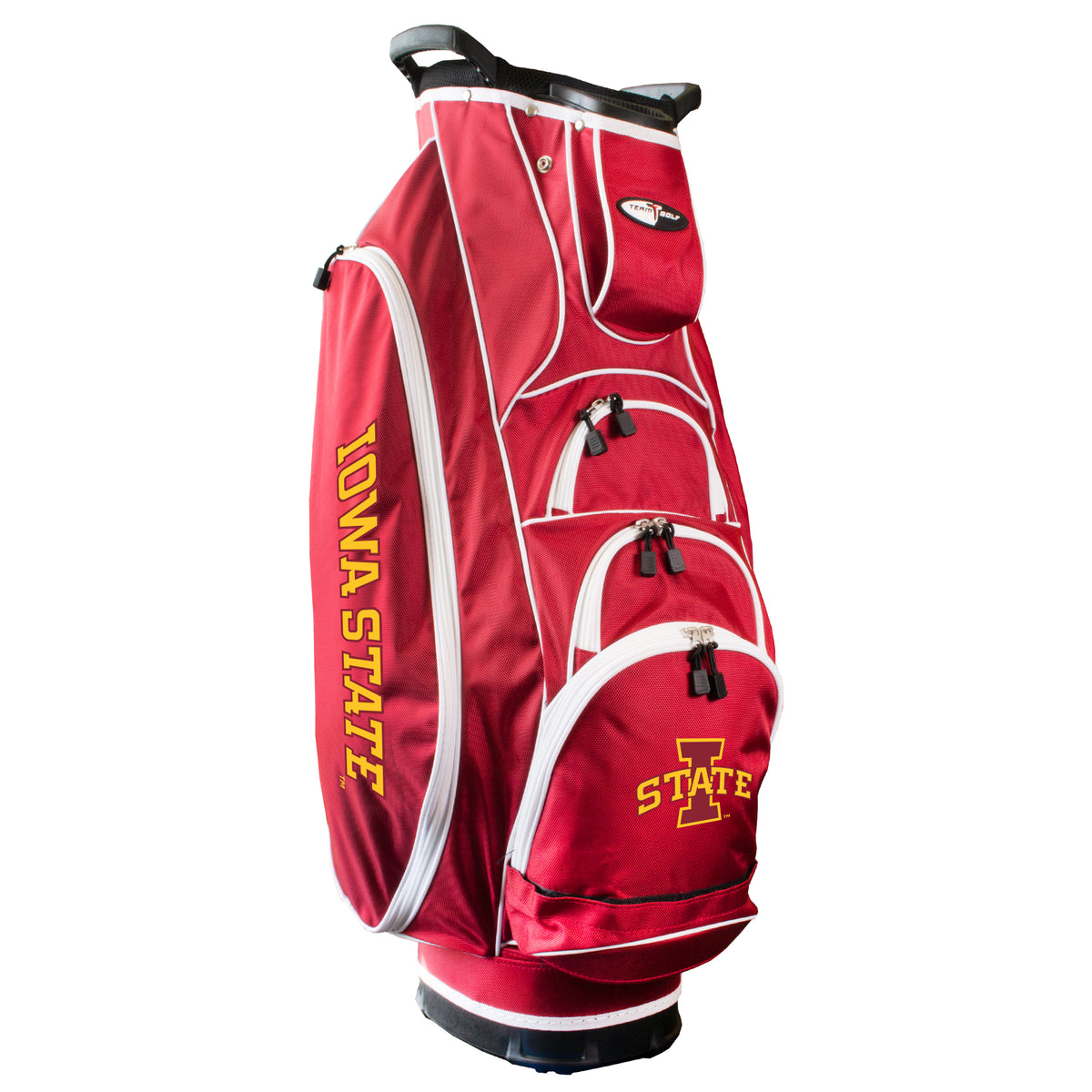 Iowa State Albatross golf cart bag in Dark Red