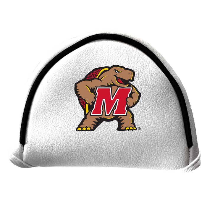 Maryland Terrapins Vintage White Printed Mallet Putter Headcover
