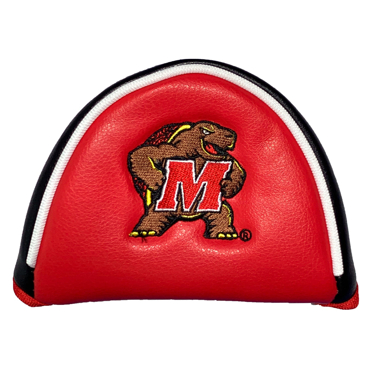 Maryland Terrapins vintage mallet putter embroidered golf headcover