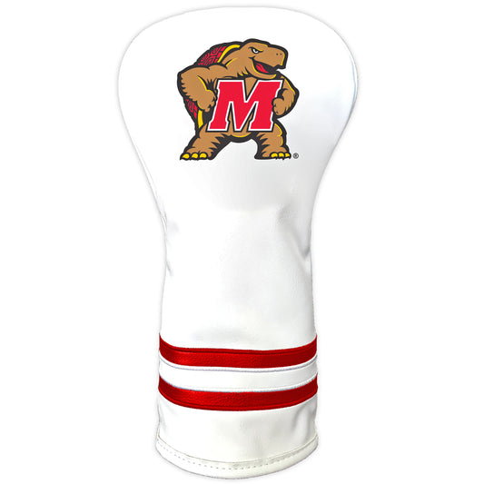 Maryland Terrapins Vintage Golf Headcovers – White