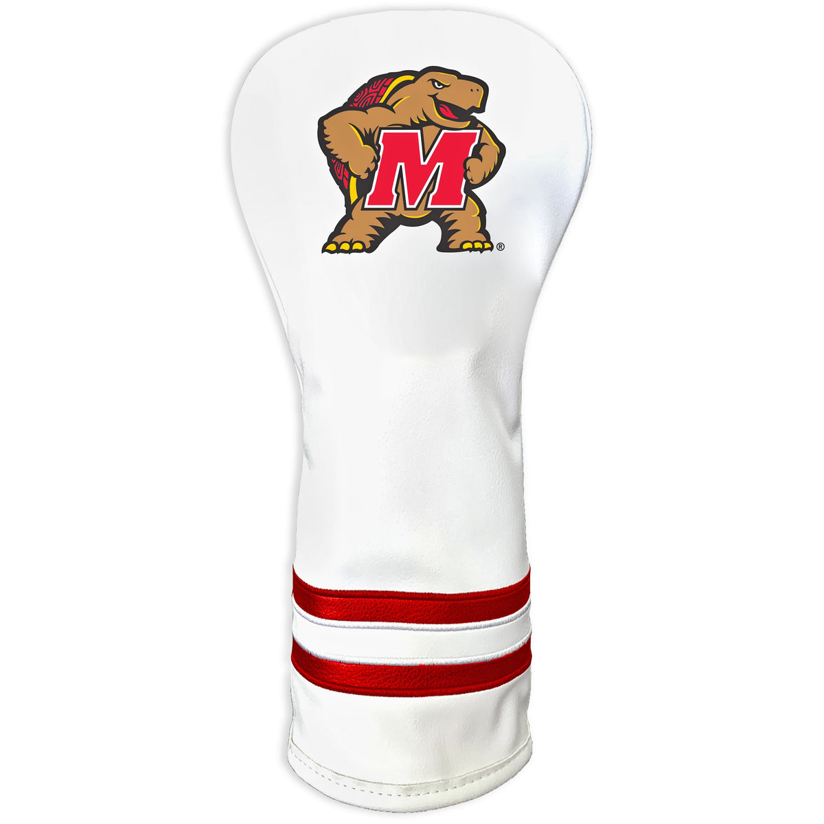 Maryland Terrapins Vintage White Printed Fairway Headcover - golf headcover product images