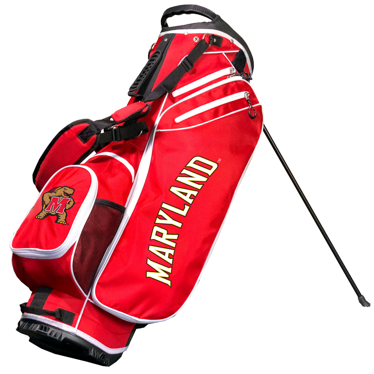 Maryland Terrapins Birdie stand golf bag, Red color