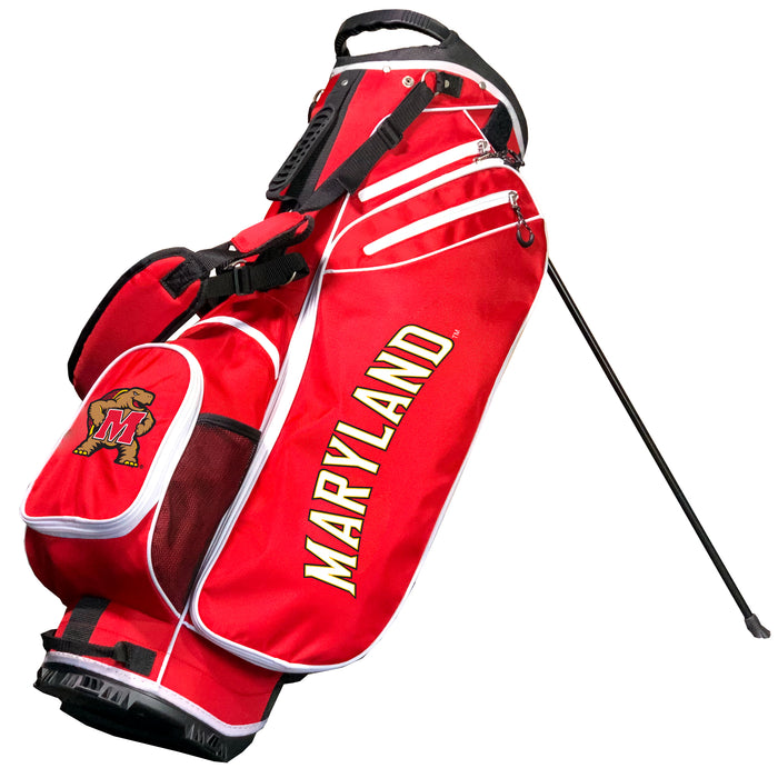 Maryland Terrapins Birdie stand golf bag, Red color
