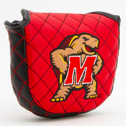 Maryland Terrapins Solid Quilted Mallet Putter Headcover - golf headcover product images