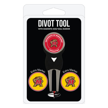 Maryland Terrapins Divot Tool + 3 Ball Markers