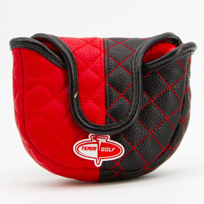 Maryland Terrapins Split Quilted Mallet Putter Cover, back view