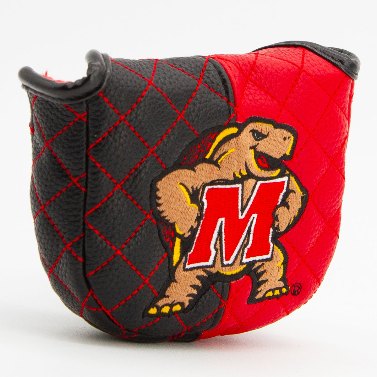 Maryland Terrapins Split Quilted Mallet Putter Headcover - golf headcover product images