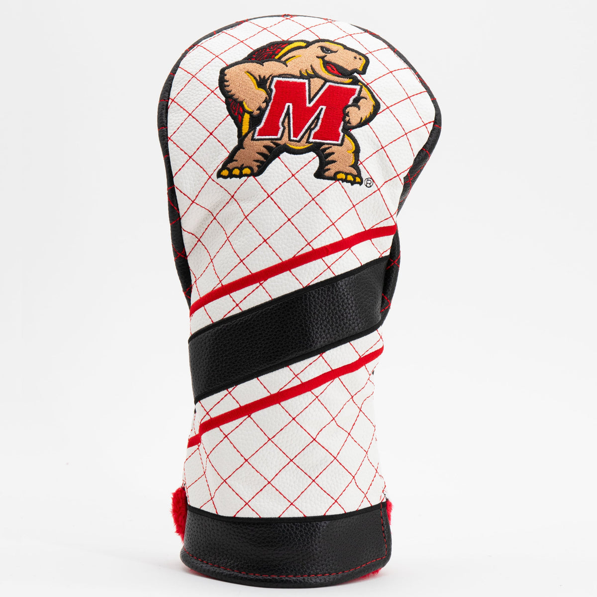 Maryland Terrapins Stripe Quilted Driver Headcover - golf headcover product images