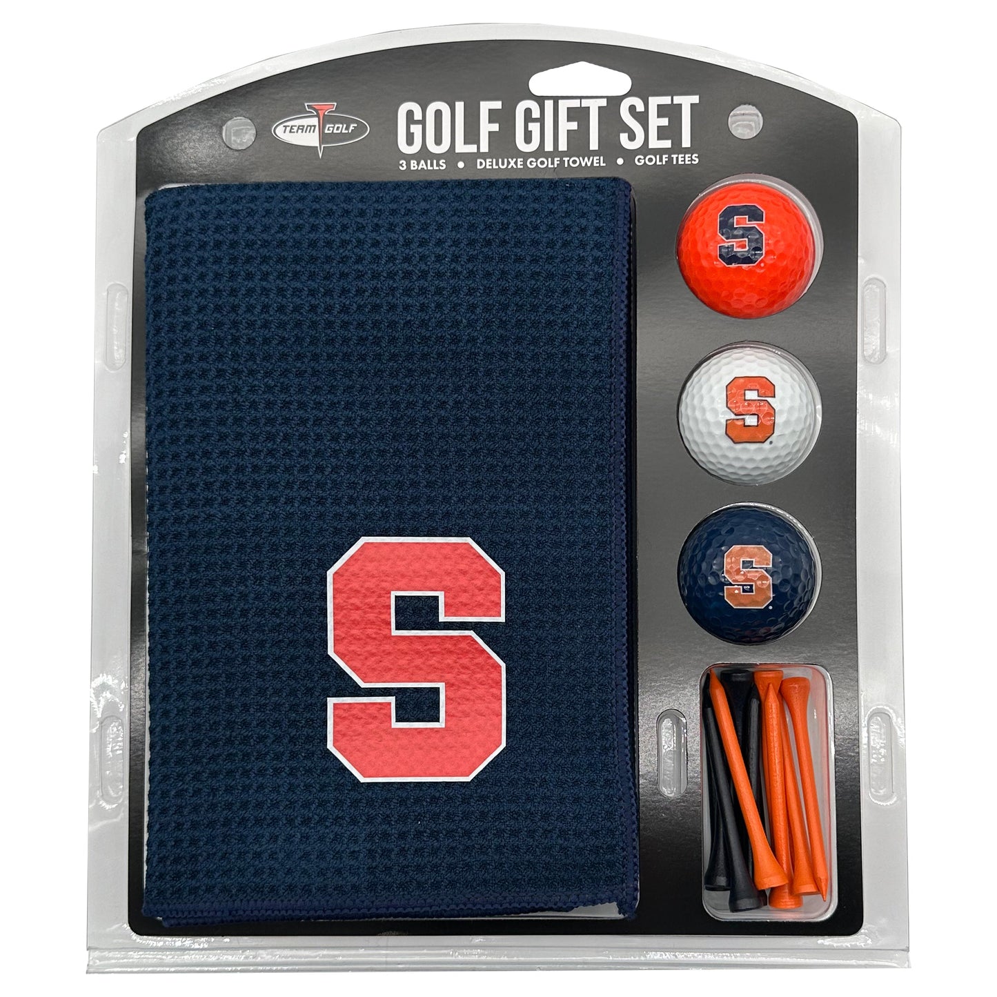 Syracuse Orange Microfiber Towel Golf Gift Set - Club Rehab