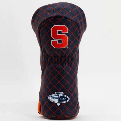 Syracuse Orange Solid Quilted Driver Headcover, back view