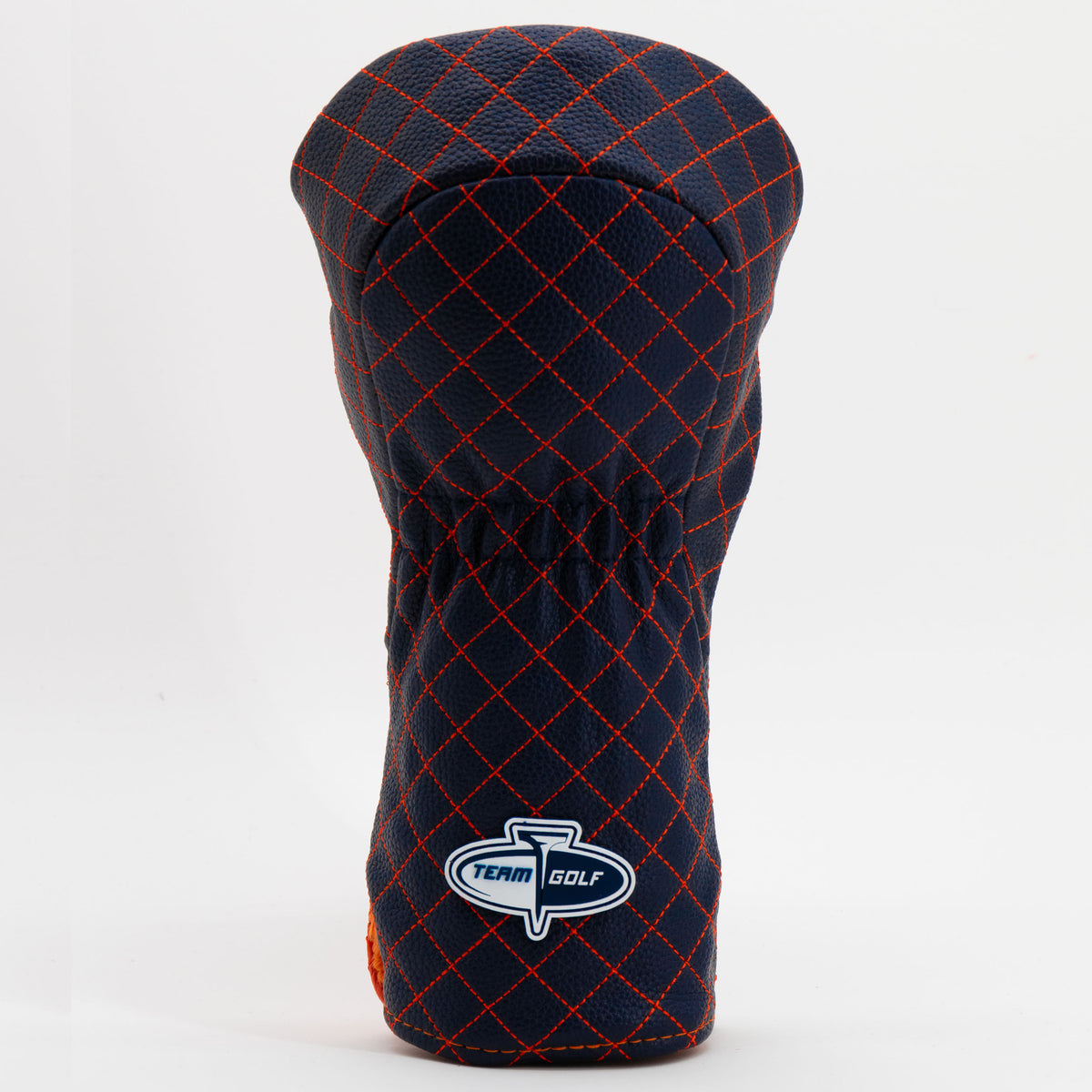 Syracuse Orange Split Quilted Driver Headcover, back view