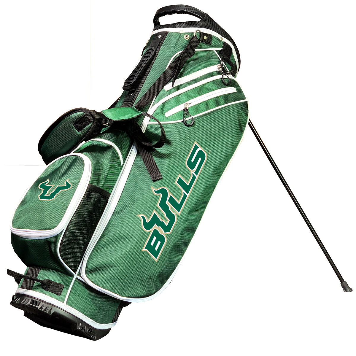 South Florida Bulls Birdie stand golf bag, Green color