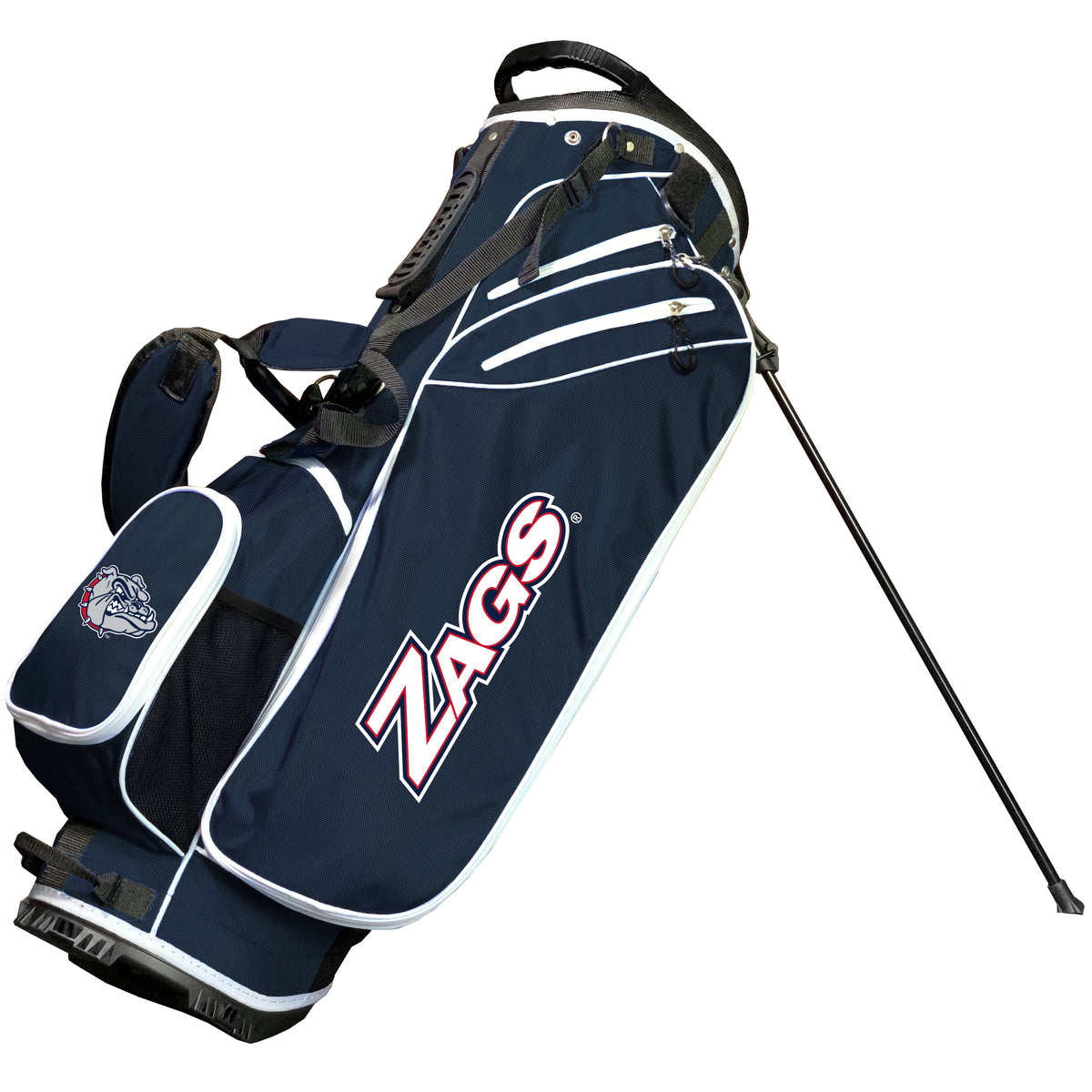 Gonzaga Bulldogs Birdie stand golf bag, Navy color