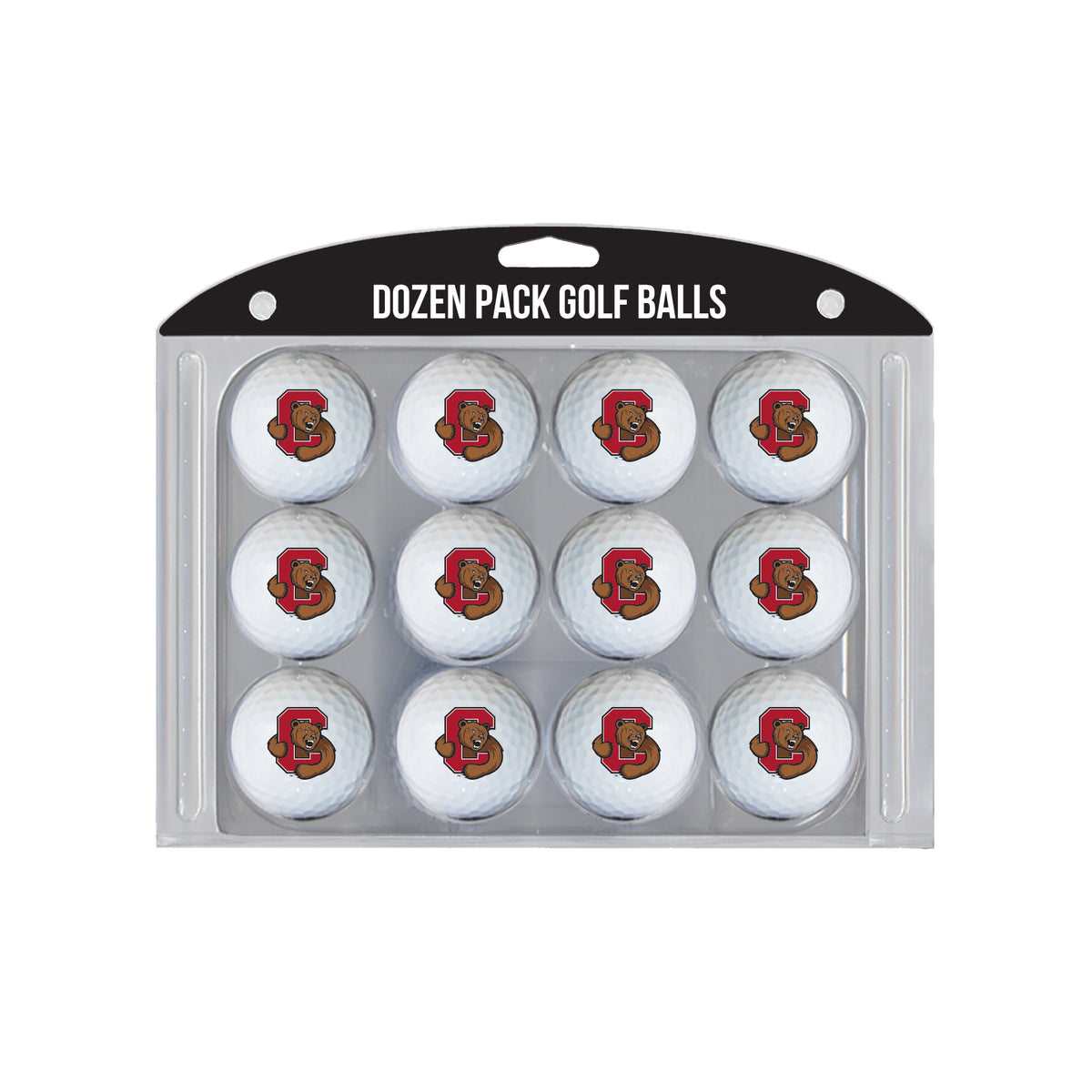 Cornell Big Red logo golf balls, 12 pack