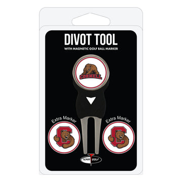 Cornell Big Red Divot Tool + 3 Ball Markers