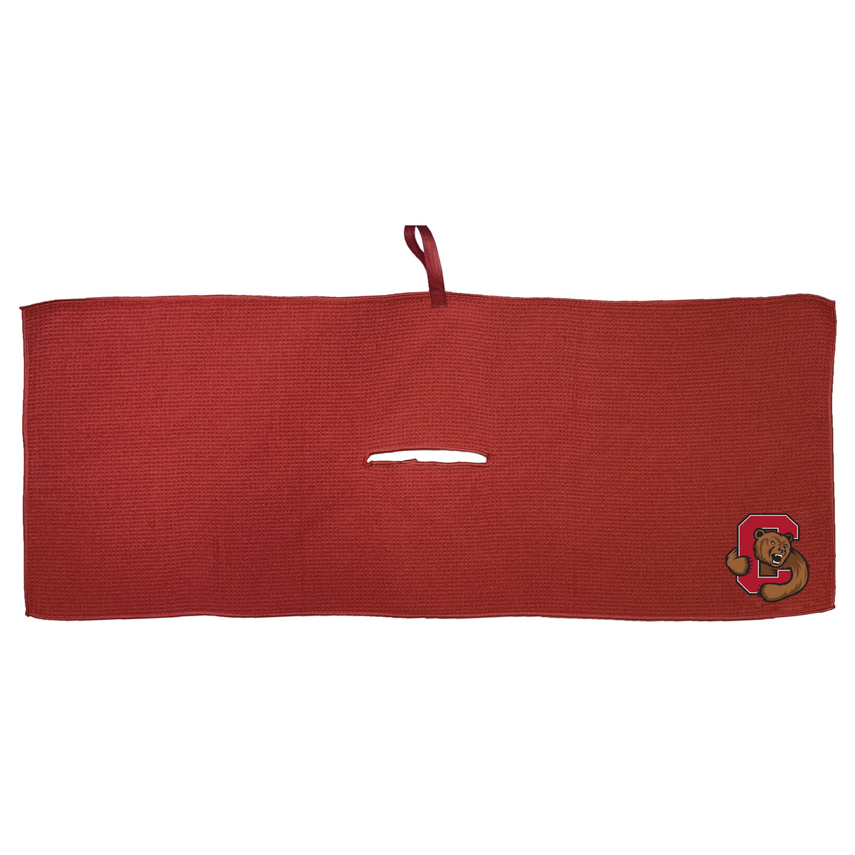 Cornell Big Red 16 x 40 microfiber golf towel with team logo