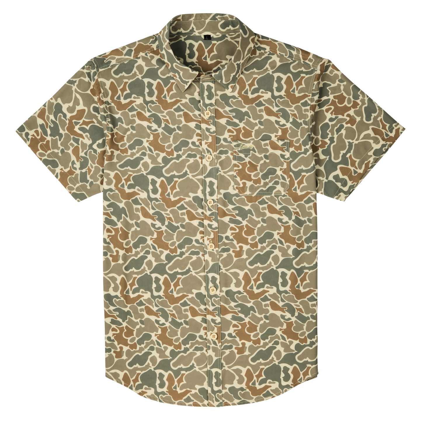 Performance Button Up - Desert Duck