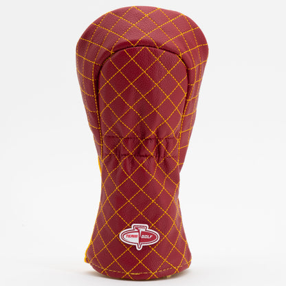 USC Trojans Split Quilted Fairway Headcover, back view