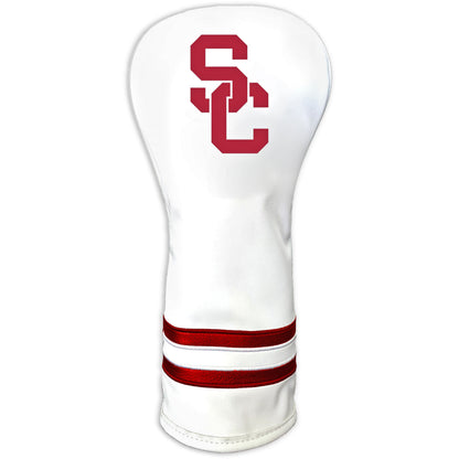 USC Trojans Vintage White Printed Fairway Headcover - golf headcover product images