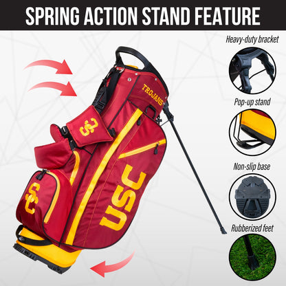 USC Trojans Fairway Stand Bag - Image 5 - Club Rehab