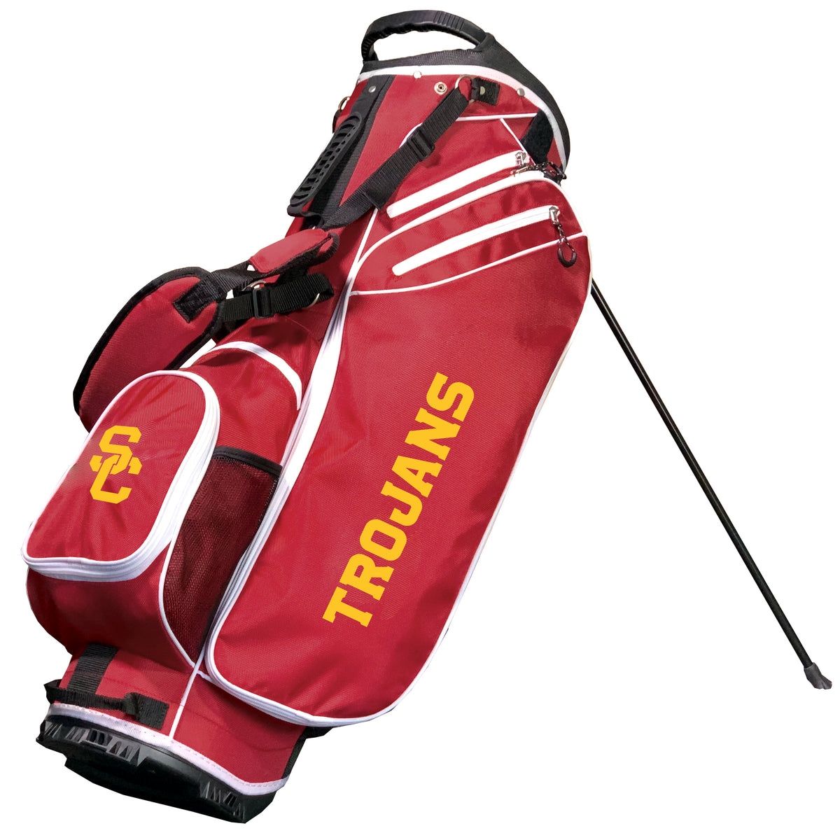 USC Trojans Birdie stand golf bag, Dark Red color