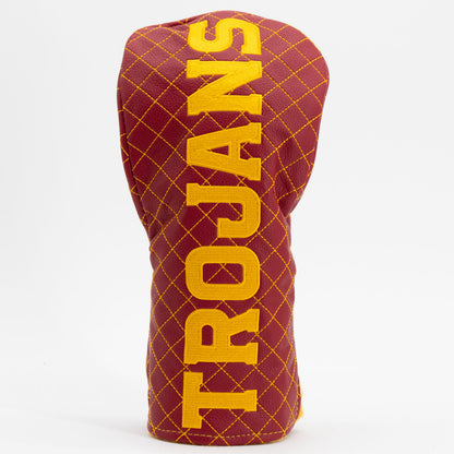 USC Trojans Solid Quilted Driver Headcover, front view