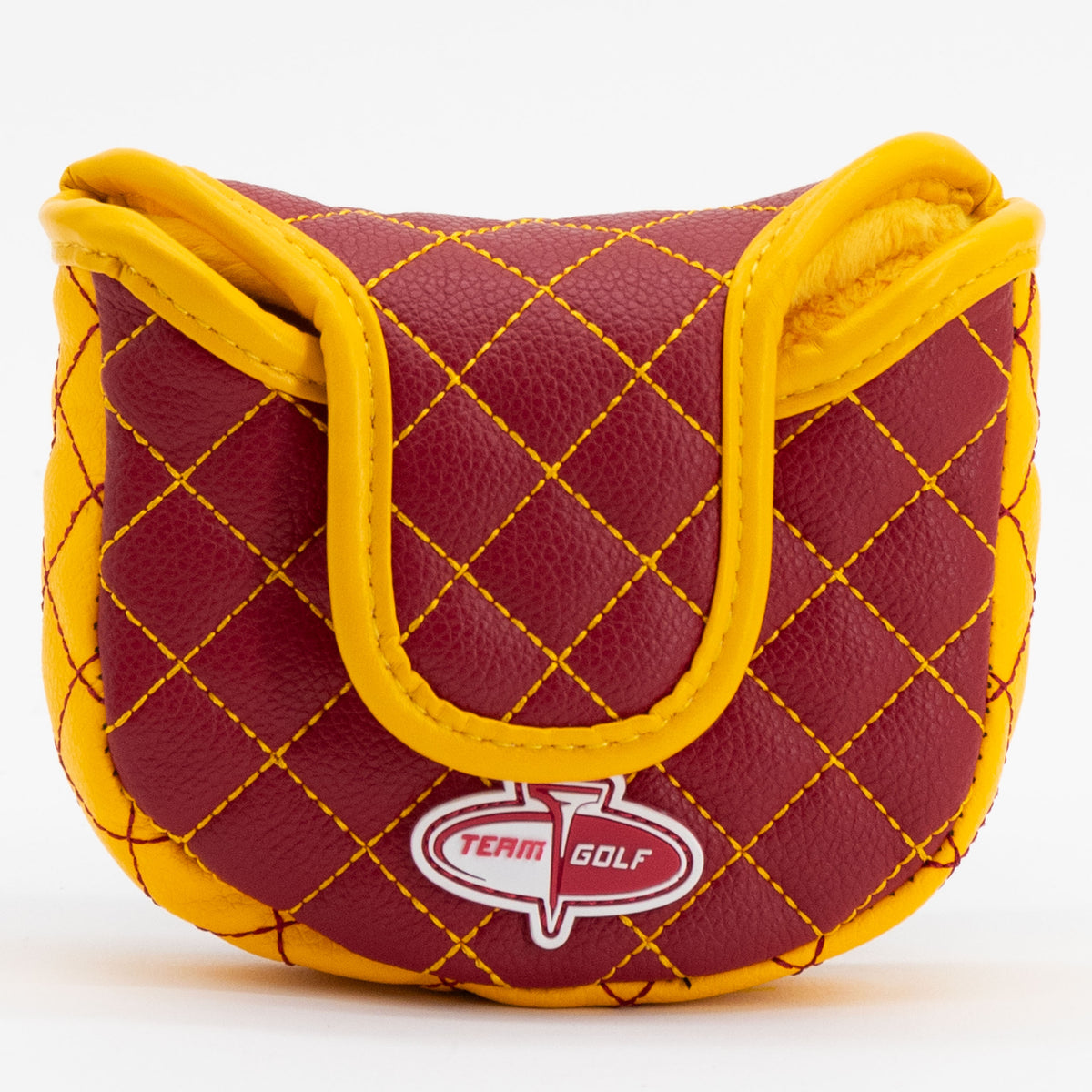 USC Trojans Solid Quilted Mallet Putter Cover, back view