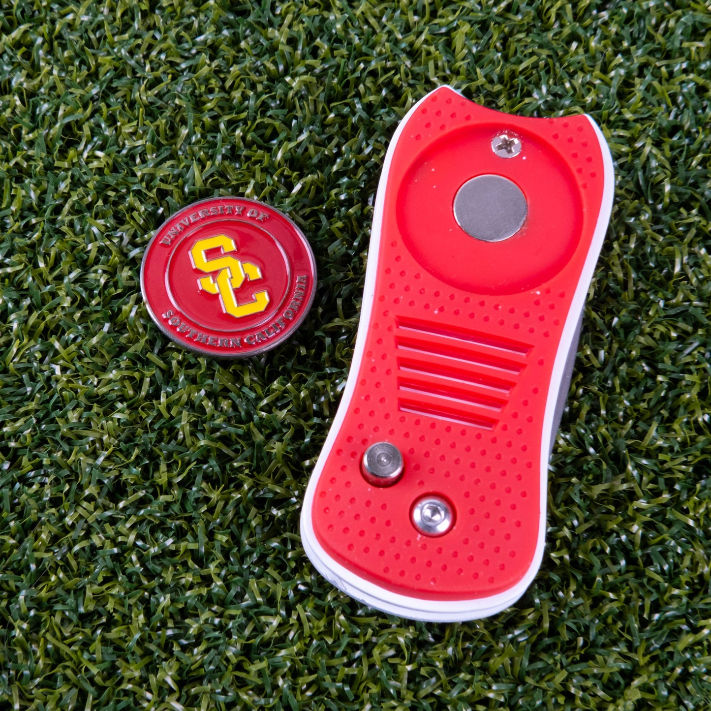 USC Trojans Switchblade Divot Tool - Image 3 - Club Rehab