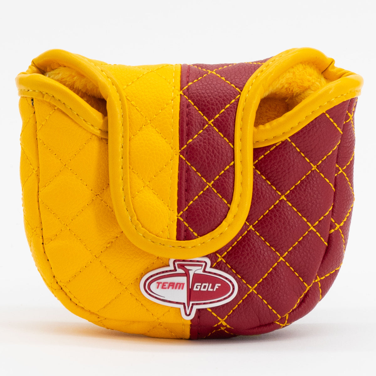 USC Trojans Split Quilted Mallet Putter Cover, back view